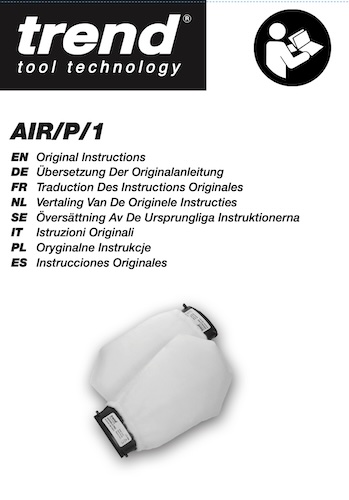 AIR/P/1 THP2 Filter Pack Instructions