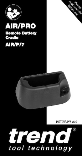 AIR/P/7 Remote Battery Cradle Instructions