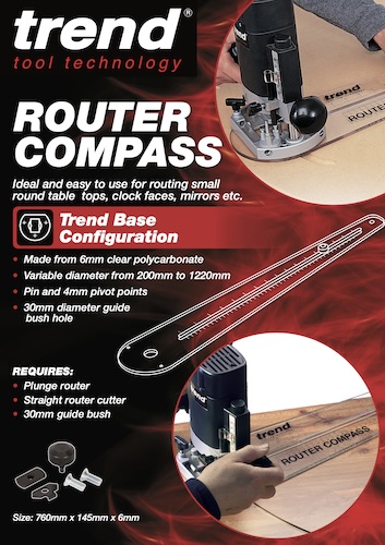 R/COMPASS/A router compass intructions