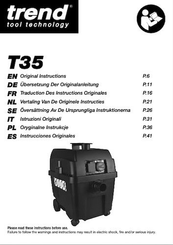 T35 Vacuum Extractor Instructions