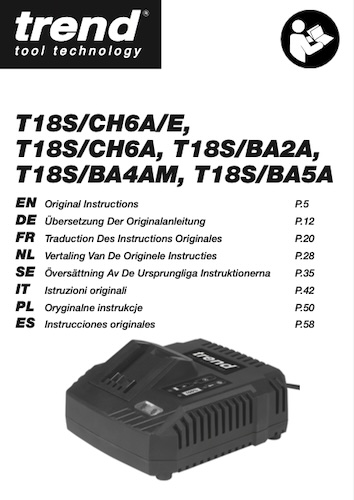 T18 Charger Manual