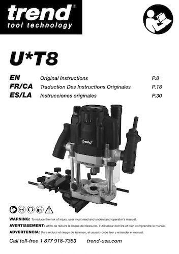 T8 USA Instruction manual